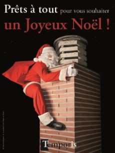 Le réseau d’agences d’intérim Temporis affiche ses vœux de noël